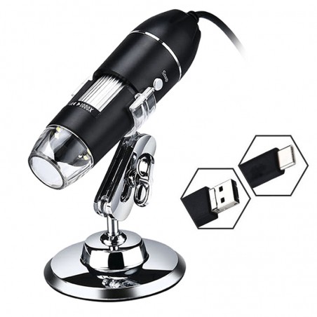 MICROSCOPIO DIGITAL 50X-1600X MOVIL/PC USB
