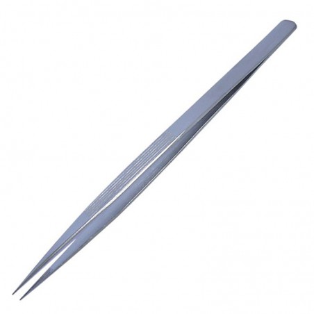 PINZA RECTA ESTRIADA INOXIDABLE