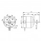 MOTOR BRUSHLESS FLASH HOBBY D2822-17 1100KV 38g