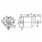 MOTOR BRUSHLESS FLASH HOBBY D2836-7 1120KV 70g