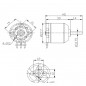 MOTOR BRUSHLESS FLASH HOBBY D2830-14 750KV 52g