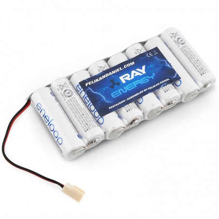 BATERIA 9,6V 2000MAH ENELOOP PLANA