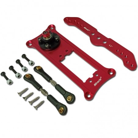 SISTEMA PUSH/PULL TIMON DE COLA ALUMINIO 114mm MIRACLE (Con rodamiento)