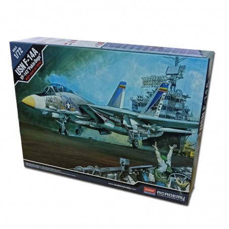 MAQUETA AVION USN F-14A VF-143 PUKIN DOGS 1/72 ACADEMY