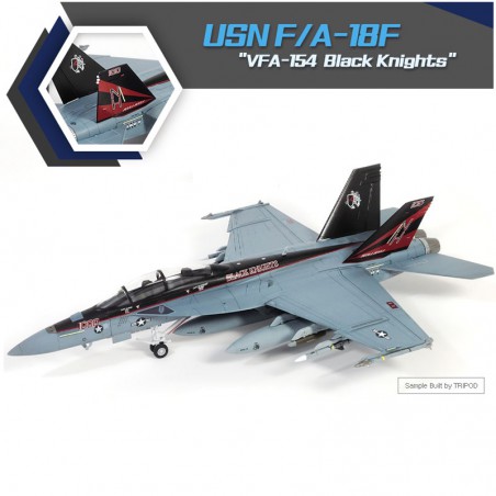 MAQUETA AVION F/A-18F VFA-154 BLACK NIGHTS 1/72
