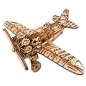 MAQUETA AVION MADERA MECANICA 346 PIEZAS