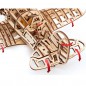 MAQUETA AVION MADERA MECANICA 346 PIEZAS