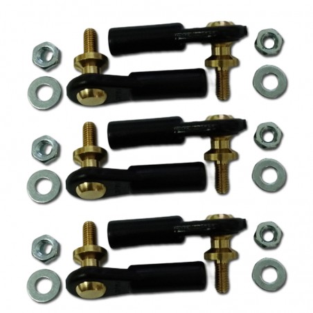 ROTULA M3 DESPLAZADA CON TUERCA MPJET 6 UNIDADES
