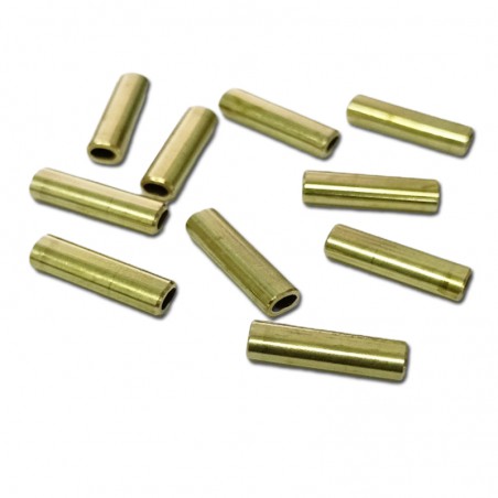 TUBO CRIMPADO PARA CABLE 1MM MPJET 10 UNIDADES