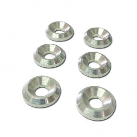 ARANDELA ALUMINIO PARA TORNILLO AVELLANADO M4 (6 unidades)