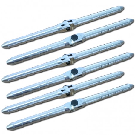 BISAGRA TACO ALUMINIO 6X98MM MPJET 6 UNIDADES