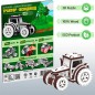 MAQUETA MADERA TRACTOR TODOTERRENO  PIEZAS