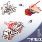 MAQUETA MADERA CAMION GRUA 110 PIEZAS
