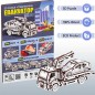 MAQUETA MADERA CAMION GRUA 110 PIEZAS