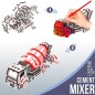 MAQUETA MADERA CAMION HORMIGONERA 131 PIEZAS