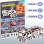 MAQUETA MADERA CAMION BOMBEROS 86 PIEZAS