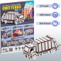 MAQUETA MADERA CAMION BASURA 77 PIEZAS