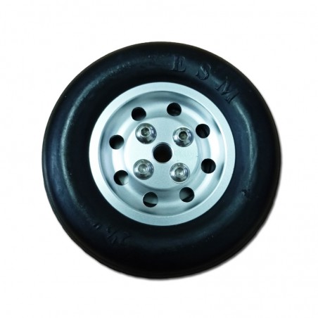 RUEDA GOMA ESCALA CNC 76MM