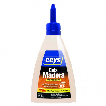 PEGAMENTO COLA MADERA PROFESIONAL 250G CEYS