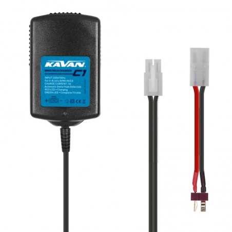 CARGADOR NIMH 4.8-9.6V ELEMENTOS 1A (con fin de carga automático)