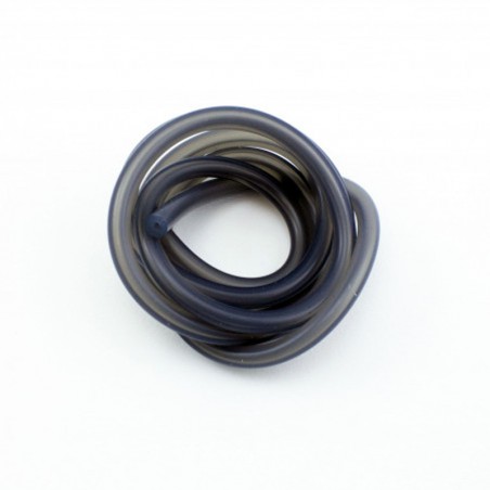 TUBO SILICONA NEGRO TRANSLUCIDO 6x2.5mm ULTIMATE (1 metro)