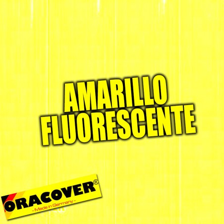 ORACOVER AMARILLO FLUORESCENTE 0,5m ojoooo