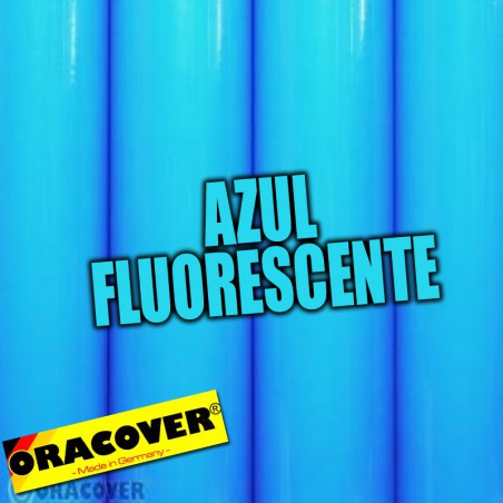 ORACOVER AZUL FLUORESCENTE 0,5m ojooo