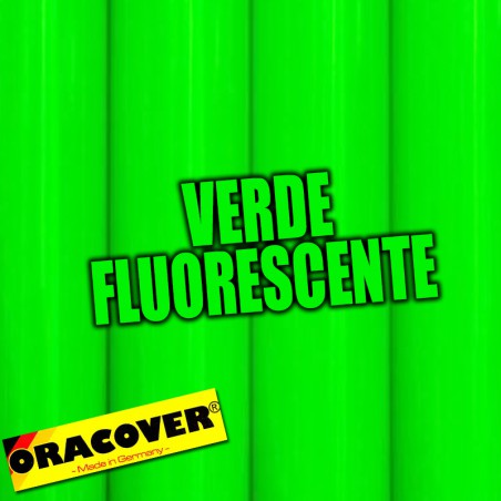 ORACOVER VERDE FLUORESCENTE 0,5m ojooo