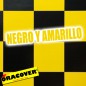 ORACOVER CUADROS AMARILLO Y NEGRO GRANDE 52  0,5m ojooo