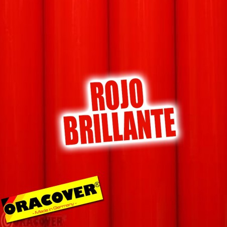 ORACOVER ROJO BRILLANTE 0,5m ojoooo