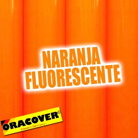 ORACOVER NARANJA FLUORESCENTE 0,5m ojooo