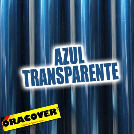 ORACOVER AZUL TRANSPARENTE 0,5m ojoooo