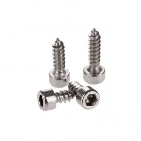 TORNILLO ALLEN ROSCA CHAPA ACERO INOX 2X10mm (10 unidades)