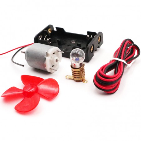 KIT ELECTRICIDAD ESCOLAR CON MOTOR