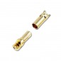 CONECTOR ORO 3,5MM 90º PAREJA