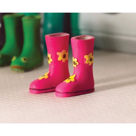 ZZ BOTAS DE AGUA ROJAS