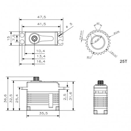 SERVO KST A15-1810 V8.0