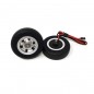 RUEDAS CON FRENO 63mm (20mm De Ancho Con Eje 5mm) JPHOBBY
