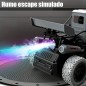 MOTOR RC 1:16 2,4GHZ 25KM/H 3 RUEDAS ROJO