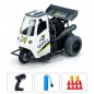 MOTO RC 1:16 2,4GHZ 25km/h 3 RUEDAS BLANCO