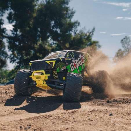 COCHE ARRMA GORGON RTR CON BATERIA 8.4V Y CARGADOR AMARILLO
