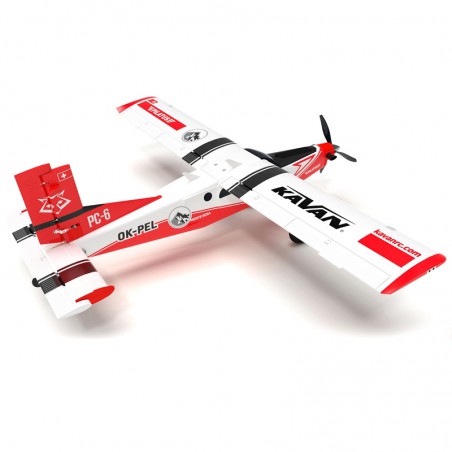 AVION PILATUS PC-6 PORTER 1500MM ROJO ARF