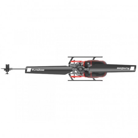 HELICOPTERO HUGHES 300 ROJO RTF