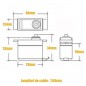SERVO DIGITAL MINI 17GR DM-S0190M MG DOMAN RC