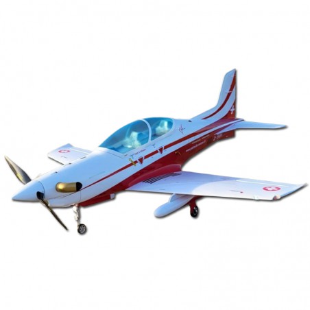 AVION PILATUS PC21 2.1M BLANCO ROJO V2 SEBART
