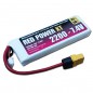 BATERIA LIPO 7.4V 2200MAH RED POWER XT-60