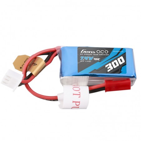 BATERIA LIPO 7.4V 300MAH 45C JST GENS ACE