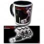 TAZA 3 CILINDROS EN LINEA CON MANGO NEGRO