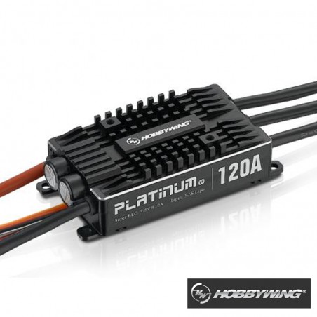 VARIADOR HOBBYWING 120A PRO PLATINUM V4 3-6S