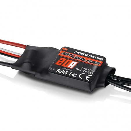 VARIADOR BRUSHLESS 20A SKYWALKER BEC 2-3S